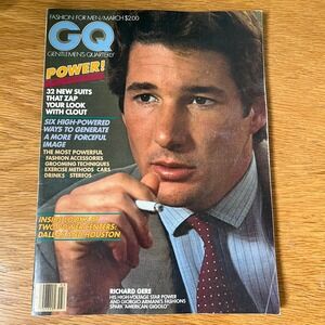 Vintage GQ Magazine March 1980 Richard Gere American Gigolo Giorgio Armani Power